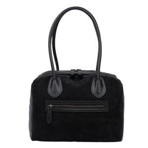 VIXEN LEATHER BOWLER-BLACK